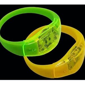 Glow in the Dark Blue Electronic Device voice/music activated flashing lights